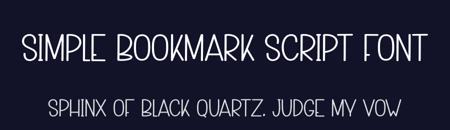 Simple Bookmark Script Font by creativeletter — Script Handwritten Font — thumbnail 2
