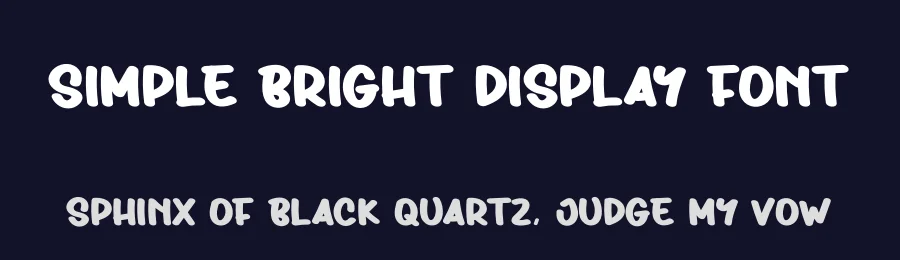 Simple Bright Display Font by creativeletter — Display Font — thumbnail 2