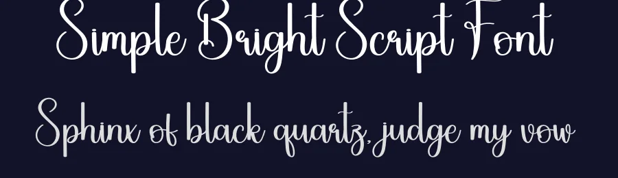 Simple Bright Script Font by creativeletter — Script Handwritten Font — thumbnail 2