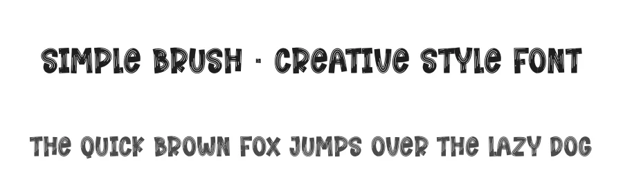 Simple Brush – Creative Style Font by creativeletter — Script Handwritten Font