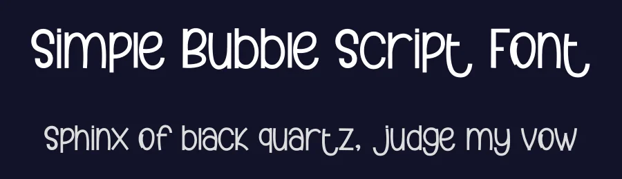 Simple Bubble Script Font by inermediaSTUDIO — Display Font — thumbnail 2