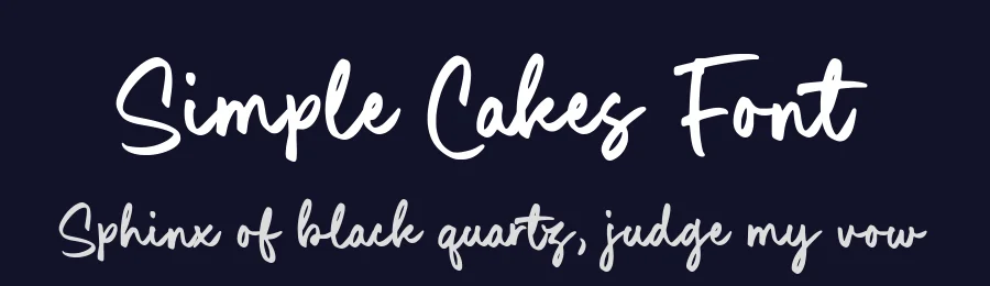 Simple Cakes Font by Timur type — Script Handwritten Font — thumbnail 2