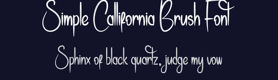 Simple Callifornia Brush Font by creativeletter — Script Handwritten Font — thumbnail 2