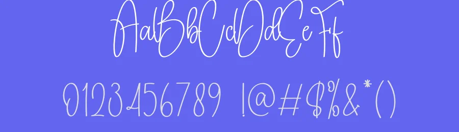 Simple Calligraph Script Font by creativeletter — Script Handwritten Font — thumbnail 3