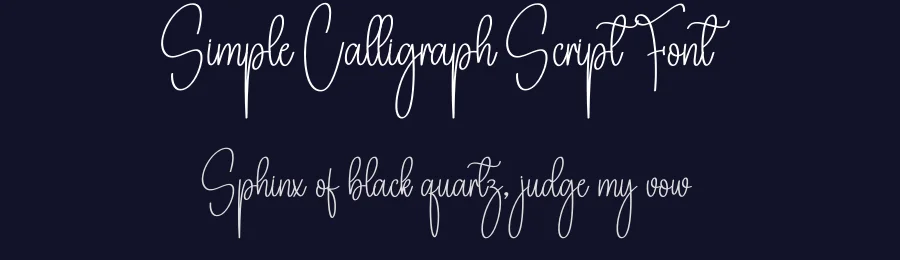 Simple Calligraph Script Font by creativeletter — Script Handwritten Font — thumbnail 2