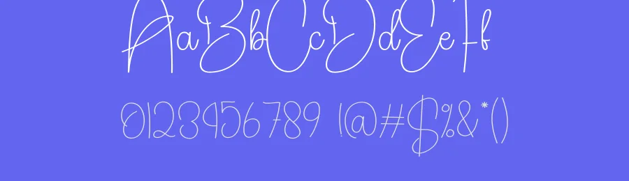 Simple Calligraphy Font by creativeletter — Script Handwritten Font — thumbnail 3