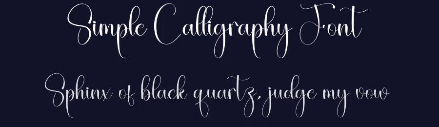 Simple Calligraphy Font by creativeletter — Script Handwritten Font — thumbnail 2