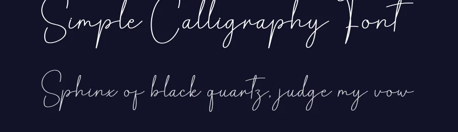 Simple Calligraphy Font by creativeletter — Script Handwritten Font — thumbnail 2