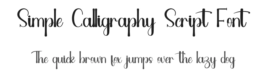 Simple Calligraphy Script Font by inermediaSTUDIO — Script Handwritten Font
