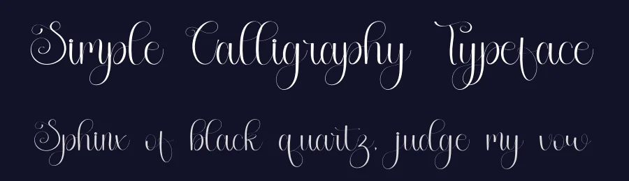 Simple Calligraphy Typeface by inermediaSTUDIO — Script Handwritten Font — thumbnail 2