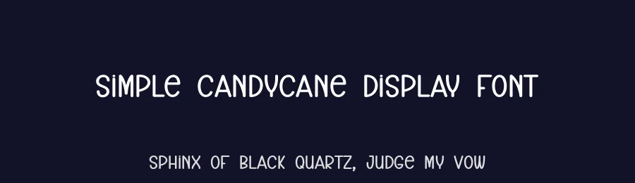 Simple Candycane Display Font by andikastudio — Display Font — thumbnail 2