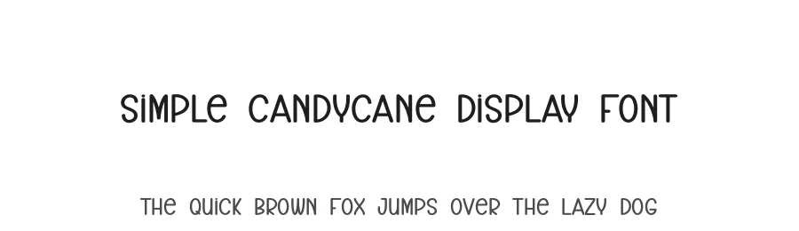 Simple Candycane Display Font by andikastudio — Display Font
