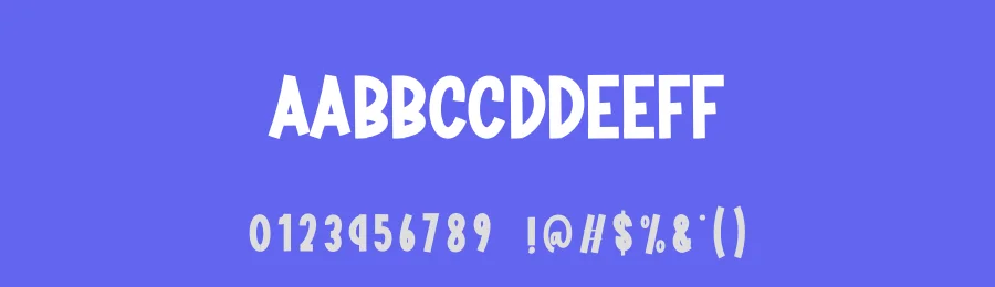 SImple Cartoon – Creative And Unique Font by creativeletter — Display Font — thumbnail 3