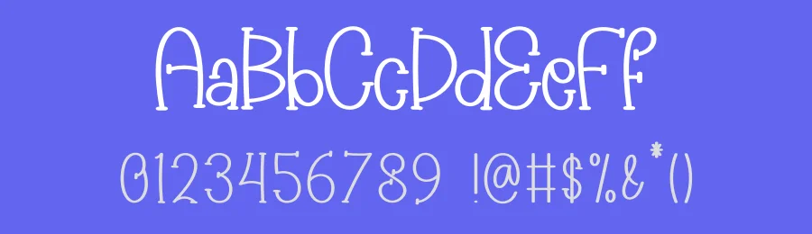 Simple Cartoon Display Font by creativeletter — Display Font — thumbnail 3