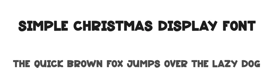 Simple Christmas Display Font by andikastudio — Display Font