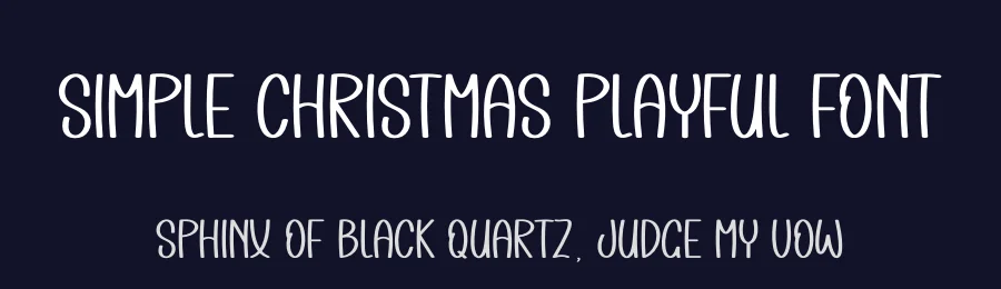 Simple Christmas Playful Font by andikastudio — Display Font — thumbnail 2