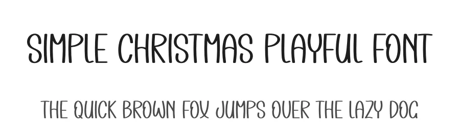 Simple Christmas Playful Font by andikastudio — Display Font