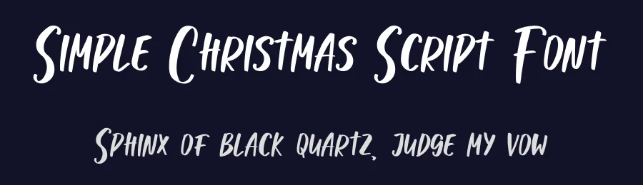Simple Christmas Script Font by inermediaSTUDIO — Display Font — thumbnail 2