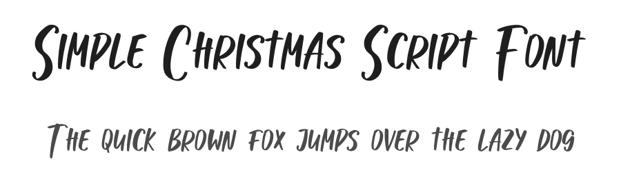 Simple Christmas Script Font by inermediaSTUDIO — Display Font