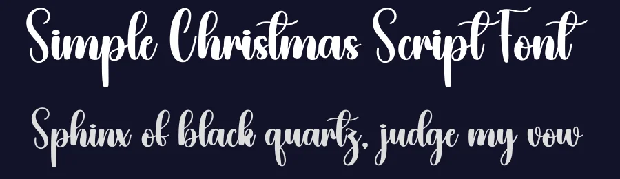 Simple Christmas Script Font by creativeletter — Script Handwritten Font — thumbnail 2