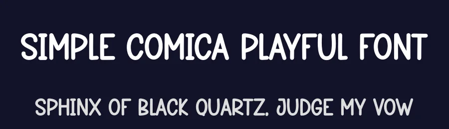 Simple Comica Playful Font by creativeletter — Script Handwritten Font — thumbnail 2