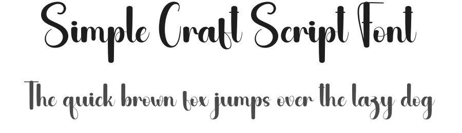Simple Craft Script Font by andikastudio — Script Handwritten Font