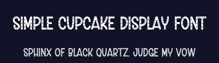 Simple Cupcake Display Font by andikastudio — Display Font — thumbnail 2