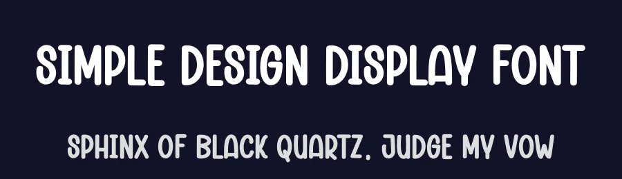 Simple Design Display Font by andikastudio — Display Font — thumbnail 2