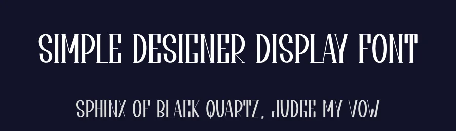 Simple Designer Display Font by creativeletter — Display Font — thumbnail 2