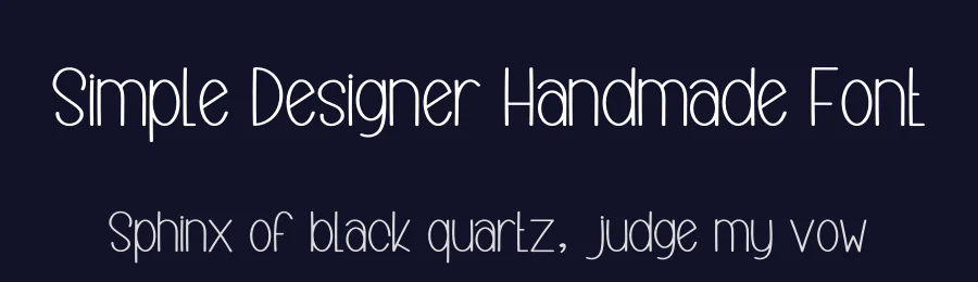 Simple Designer Handmade Font by inermediaSTUDIO — Display Font — thumbnail 2