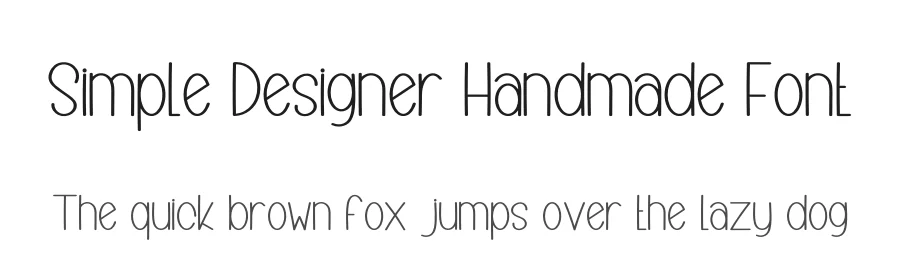 Simple Designer Handmade Font by inermediaSTUDIO — Display Font
