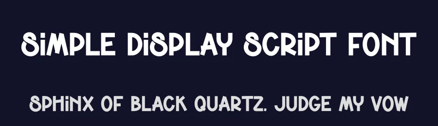 Simple Display Script Font by creativeletter — Display Font — thumbnail 2