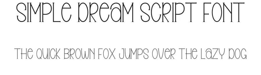 Simple Dream Script Font by inermediaSTUDIO — Display Font