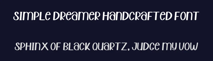 Simple Dreamer Handcrafted Font by inermediaSTUDIO — Display Font — thumbnail 2