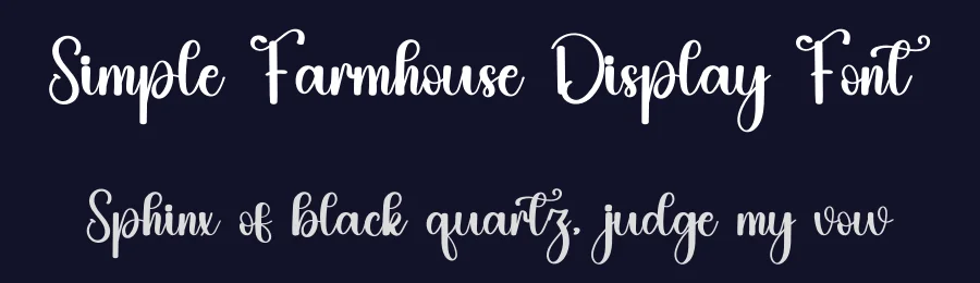 Simple Farmhouse Display Font by inermediaSTUDIO — Script Handwritten Font — thumbnail 2