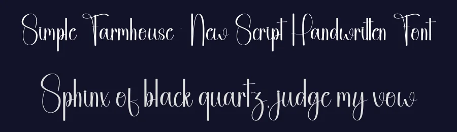 Simple Farmhouse – New Script Handwritten Font by andikastudio — Script Handwritten Font — thumbnail 2