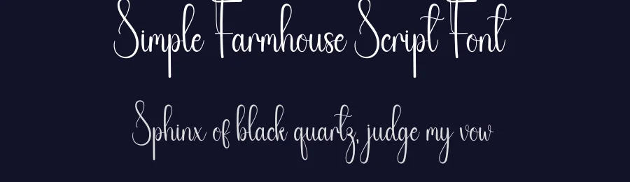Simple Farmhouse Script Font by andikastudio — Script Handwritten Font — thumbnail 2