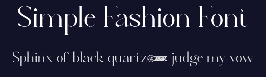Simple Fashion Font by nihstudio — Display Font — thumbnail 2