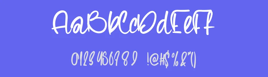 Simple Flower Font by levincreative — Script Handwritten Font — thumbnail 3