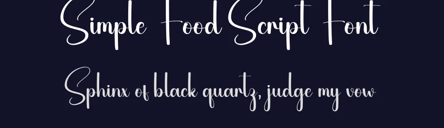 Simple Food Script Font by creativeletter — Script Handwritten Font — thumbnail 2