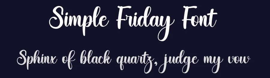 Simple Friday Font by inermediaSTUDIO — Script Handwritten Font — thumbnail 2