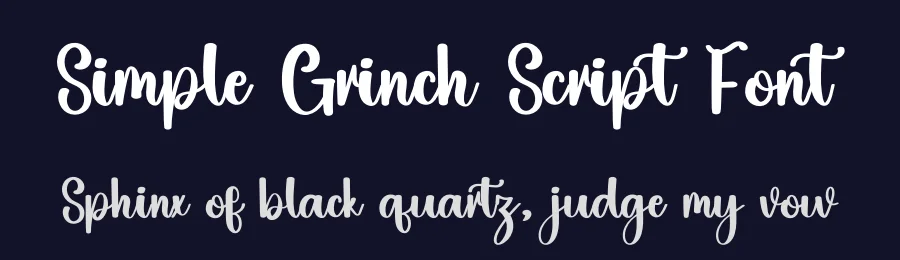 Simple Grinch Script Font by inermediaSTUDIO — Script Handwritten Font — thumbnail 2