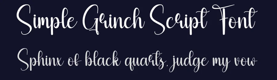 Simple Grinch Script Font by creativeletter — Script Handwritten Font — thumbnail 2