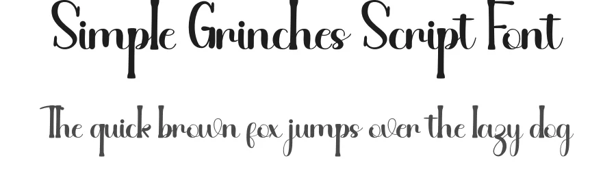 Simple Grinches Script Font by inermediaSTUDIO — Script Handwritten Font