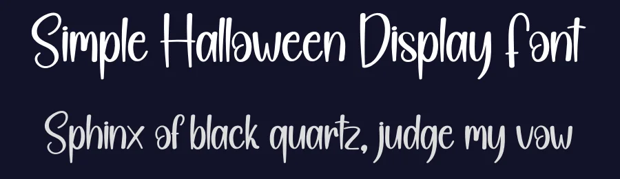 Simple Halloween Display Font by andikastudio — Display Font — thumbnail 2