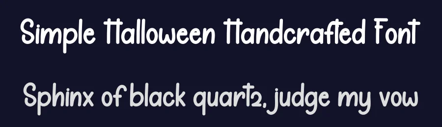 Simple Halloween Handcrafted Font by inermediaSTUDIO — Display Font — thumbnail 2