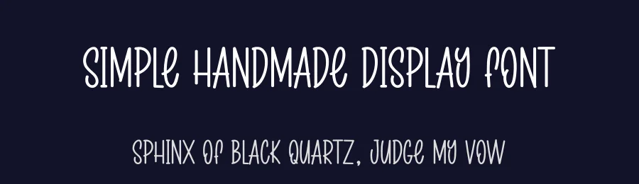 Simple Handmade Display Font by andikastudio — Display Font — thumbnail 2