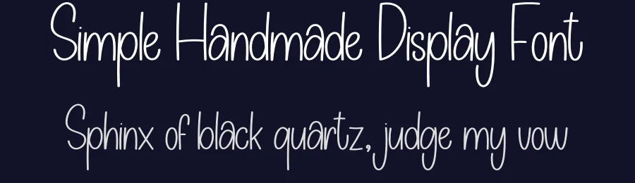 Simple Handmade Display Font by andikastudio — Display Font — thumbnail 2