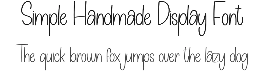 Simple Handmade Display Font by andikastudio — Display Font