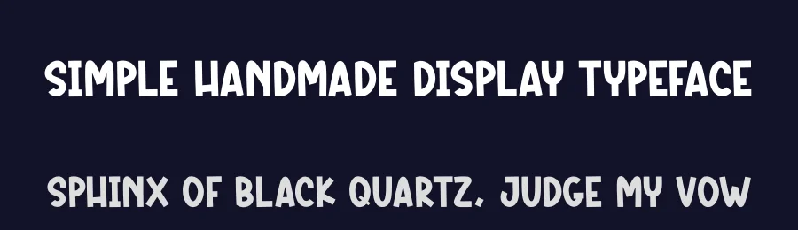 Simple Handmade Display Typeface by creativeletter — Script Handwritten Font — thumbnail 2